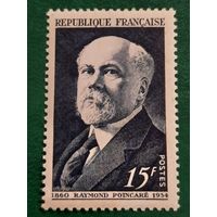 Франция 1950. Президент Франции Raymond Poincare 1860-1934