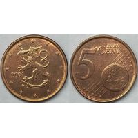 5 евроцентов Финляндия 2001г