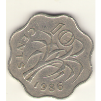 10 центов 1986 г.