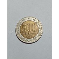 Чили 500 песо 2008 года .