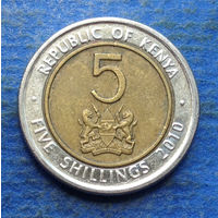 Кения 5 шиллингов 2010