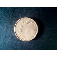 Монеты.Европа.Латвия 1 Евро Цент  2014.