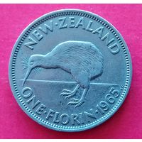 Новая Зеландия 2 шиллинга (флорин), 1961-1965