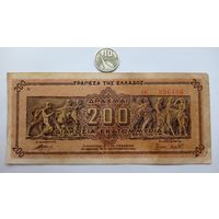 Werty71 Греция 200000000 драхм 1944 банкнота 200 миллионов 200 000 000
