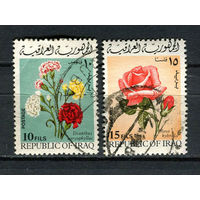 Ирак - 1970 - Розы - 2 марки. Гашеные.  (LOT X27)