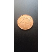 Бельгия 2 евроцента 2007 г.