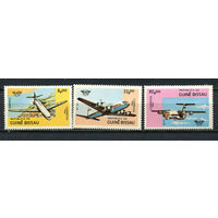 Гвинея-Бисау - 1984 - Авиация - [Mi. 754-756] - полная серия - 3 марки. MNH.  (Лот 91Eu)-T5P10