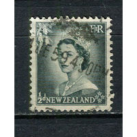Новая Зеландия - 1953/1954 - Королева Елизавета II 1/2Р - [Mi.332] - 1 марка. Гашеная.  (LOT EX40)-T10P32