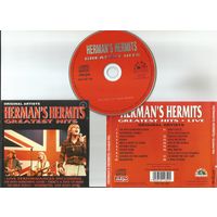 HERMAN'S HERMITS - GREATEST HITS LIVE (UK аудио CD 1993)