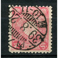Японская империя - 1899/1906 - Хризантема 4S - [Mi.79b] - 1 марка. Гашеная.  (Лот 57U)
