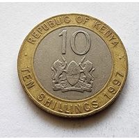 Кения 10 шиллингов, 1997