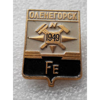 Значок. Оленегорск 1949 год #0921