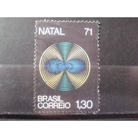 Бразилия 1971 Рождество Михель-5,5 евро гаш концевая