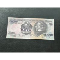 Уругвай 1000 песо образца 1992