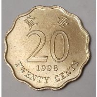 Гонконг 20 центов, 1998 (7-1-77)