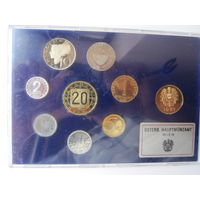 Австрия. Годовой набор 1981 , 8 монет + жетон  .Р-27