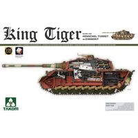 1/35 Pz.Kpfw.VI King Tiger с башней Henschel / с полным интерьером / Zimmerit (Takom)