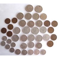 Польша 1957-1987 42 монеты одним лотом