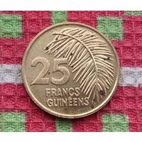 Гвинея 25 франков 1987 года, UNC. RRR