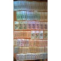 Более 100 банкнот СССР, Республики Беларусь