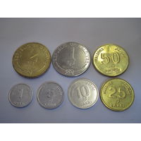 Мальдивы. Набор 7 монет.