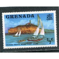 Гренада. Парусник, лодки, маяк