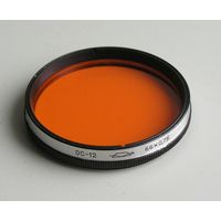 Светофильтр оранжевый ОС-12 резьба 66 мм для объектива Гелиос-40