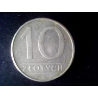 Монеты.Европа.Польша 10 Злотых 1988.