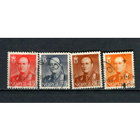 Норвегия - 1958/1960 - Король Улаф V [Mi. 421, 423,425, 427] - 4 марки. Гашеные.  (Лот 6Bi)