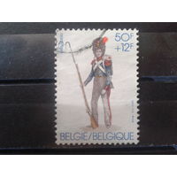 Бельгия 1983 Униформа гренадера 1837 г. концевая Михель-3,4 евро гаш