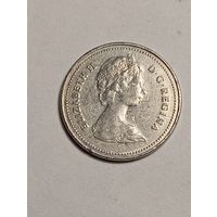 Канада 5 центов 1980 года .