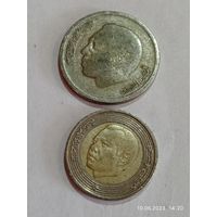 Марокко 5 шиллингов 1980 ,  2002  года .
