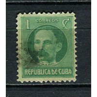 Куба - 1917 - Известные личности. Хосе Марти 1C - [Mi.39] - 1 марка. Гашеная.  (LOT Dc6)