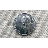 Конго 1 франк 2004/ лев / 25 лет правления Иоанна Павла II /Папа Иоанн Павел II, 1978/FA
