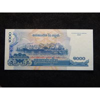 Камбоджа 1000 риелей 2005г.UNC