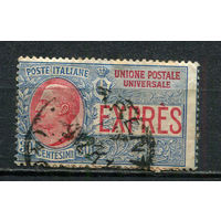 Королевство Италия - 1908 - Марка экспресс-почты - [Mi. 93] - полная серия - 1 марка. Гашеная.  (Лот 47EL)-T2P18
