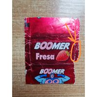 Boomer обертка от жвачки Бумер (красный) Призовой выигрышный PRIZE
