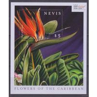 2000 Невис 1649/B193 Цветы   MNH