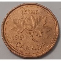 Канада 1 цент, 1991 (4-11-11)