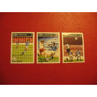 Марки Финал Чемпионата Мира по футболу "Испания '82" - Италия - Германии 1982 год Куба