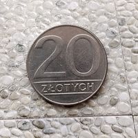 20 злотых 1989 года Польша. Народная Республика.