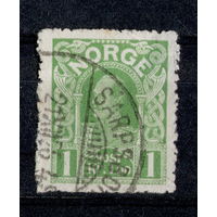 Норвегия 1907  Стандарт.   Главы государств | Известные люди. Король Хокон VII.  Mi:NO 67
