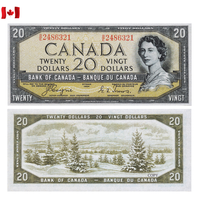 [КОПИЯ] Канада 20 долларов 1954г. (серия: Devil Face)