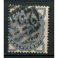Великобритания - 1883/1884 - Королева Виктория 1/2P - [Mi.72] - 1 марка. Гашеная.  (Лот 94Q)
