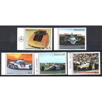 Гоночные автомобили Парагвай 1985 год 5 марок