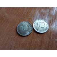 Болгария, 10 стотинок 1999 года -2   1