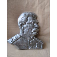 Барельеф И.В. Сталина, тяжёлый металл