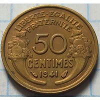 Франция 50 сантимов, 1941      ( 3-7-1 )