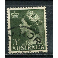 Австралия - 1953/1954 - Королева Елизавета 3Р - [Mi.236] - 1 марка. Гашеная.  (Лот 20EY)-T25P3