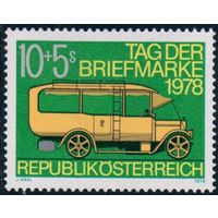 1978 Австрия День почтовой марки Почтовый транспорт Автомобиль Автобус 1913  1592 п/с **(М)